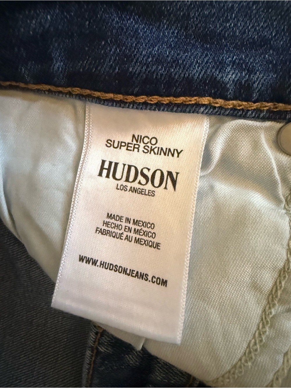 Hudson Jeans Nico Super Skinny - Dark Blue